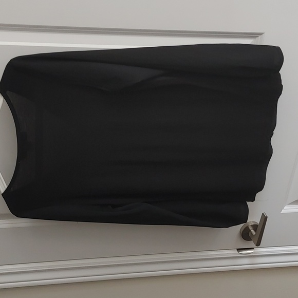 French Connection US S Black Button Down Blouse - Picture 6 of 10